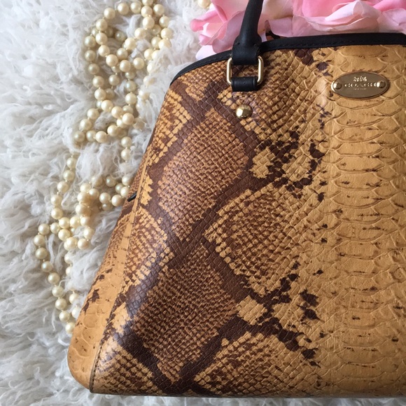 LIMITED EDITION COACH • Gorgeous Python Snake Print Handbag RARE! - Picture 4 of 16